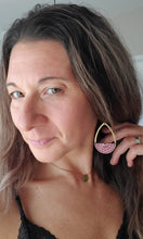 Load image into Gallery viewer, Fawna Wood Teardrop Earrings