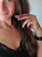 Load image into Gallery viewer, Fawna Wood Teardrop Earrings