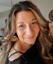 Load image into Gallery viewer, Spring Stripes Colorful Wood Earrings