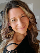 Load image into Gallery viewer, Boho Wood Hoop Earrings