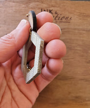 Load image into Gallery viewer, Marika Hexagon Wood Hoops