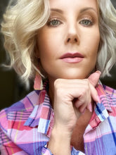 Load image into Gallery viewer, Cynthia Wood Dangle Earrings