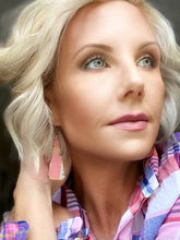 Load image into Gallery viewer, Cynthia Wood Dangle Earrings