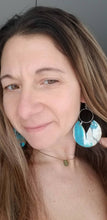 Load image into Gallery viewer, Manet Abstract Wood Earrings