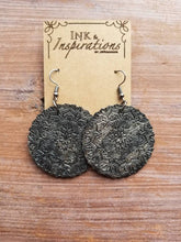 Load image into Gallery viewer, Midnight Wood Earrings