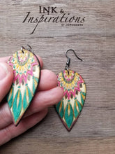 Load image into Gallery viewer, Colorful Wood Earrings