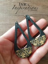 Load image into Gallery viewer, Margo Wood Hoops