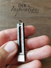 Load image into Gallery viewer, Silhouettes Rectangular Wood Earrings