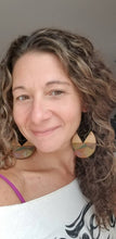 Load image into Gallery viewer, Seaglass Wood Earrings