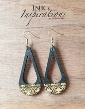 Load image into Gallery viewer, Margo Wood Hoops