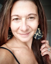 Load image into Gallery viewer, Girls Night Out Wood Glam Earrings