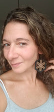Load image into Gallery viewer, Geo Geometric Wood Earrings