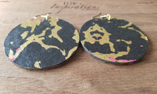 Load image into Gallery viewer, Girls Night Out Wood Glam Earrings