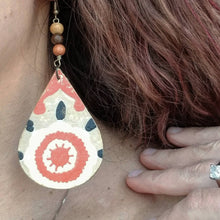 Load image into Gallery viewer, Misty Teardrop Beaded Artian Earrings