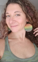 Load image into Gallery viewer, Rainbow LGBTQ Wood Earrings