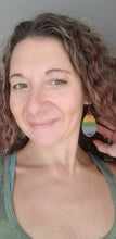 Load image into Gallery viewer, Rainbow LGBTQ Wood Earrings