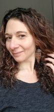 Load image into Gallery viewer, Madame Wood & Metal Dangles
