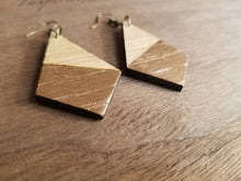 Load image into Gallery viewer, Krista Geometric Wood Earrings
