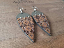 Load image into Gallery viewer, Madame Wood & Metal Dangles