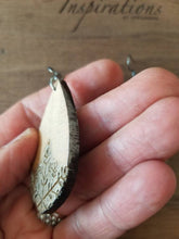 Load image into Gallery viewer, Blanca Snowflake Wood Christmas Earrings