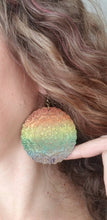 Load image into Gallery viewer, Rainbow LGBTQ Wood Earrings