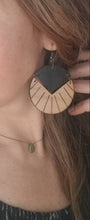 Load image into Gallery viewer, Boho Black Wood Earrings