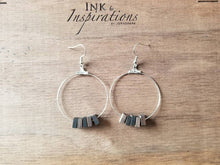 Load image into Gallery viewer, Brie, Wood Dangle Earrings