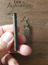 Load image into Gallery viewer, Minimal Boho II Rectangular Mandala Earrings