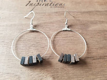 Load image into Gallery viewer, Brie, Wood Dangle Earrings