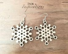 Load image into Gallery viewer, Crystal Snowflake Earrings