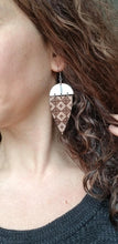 Load image into Gallery viewer, Madame Wood & Metal Dangles