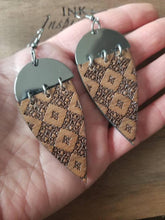 Load image into Gallery viewer, Madame Wood & Metal Dangles