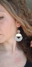 Load image into Gallery viewer, Melody Dangle Wood Earrings