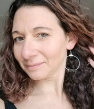 Load image into Gallery viewer, Brie, Wood Dangle Earrings