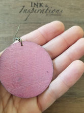 Load image into Gallery viewer, Christmas Ball Wood Earrings