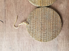 Load image into Gallery viewer, Winter Holiday Wood Christmas Earrings