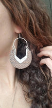 Load image into Gallery viewer, Hannah Wood Hoop Earrings
