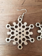 Load image into Gallery viewer, Crystal Snowflake Earrings