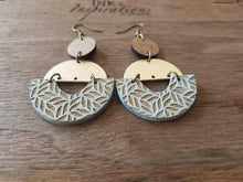 Load image into Gallery viewer, Melody Dangle Wood Earrings
