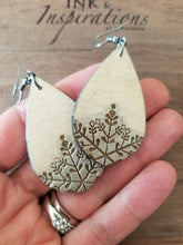 Load image into Gallery viewer, Snowflake Dangle Earrings