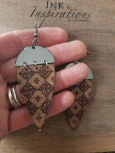 Load image into Gallery viewer, Madame Wood & Metal Dangles