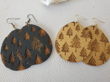 Load image into Gallery viewer, Evergreen Forest Christmas Winter Earrings
