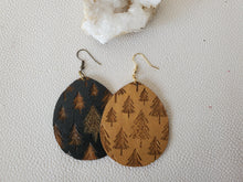 Load image into Gallery viewer, Evergreen Forest Christmas Winter Earrings
