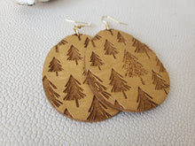 Load image into Gallery viewer, Evergreen Forest Christmas Winter Earrings
