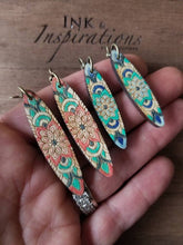 Load image into Gallery viewer, Handmade wood earrings - Ink &amp; Inspirations Boutique
