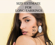 Load image into Gallery viewer, Engraved Mandala Wood Earrings: Boho Flower Statement Jewelry - handmade wood earrings - Ink &amp; Inspirations Boutique
