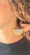 Load image into Gallery viewer, Sparrow Wood Earrings: Engraved Bird Dangles, Lightweight Boho Jewelry - handmade wood earrings - Ink &amp; Inspirations Boutique
