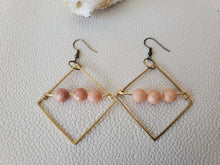 Load image into Gallery viewer, Handmade wood earrings - Ink &amp; Inspirations Boutique
