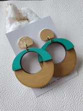 Load image into Gallery viewer, Handmade wood earrings - Ink &amp; Inspirations Boutique

