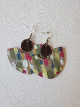 Load image into Gallery viewer, MILEYSFLOWERS handmade wood earrings, Ink &amp; Inspirations Boutique

